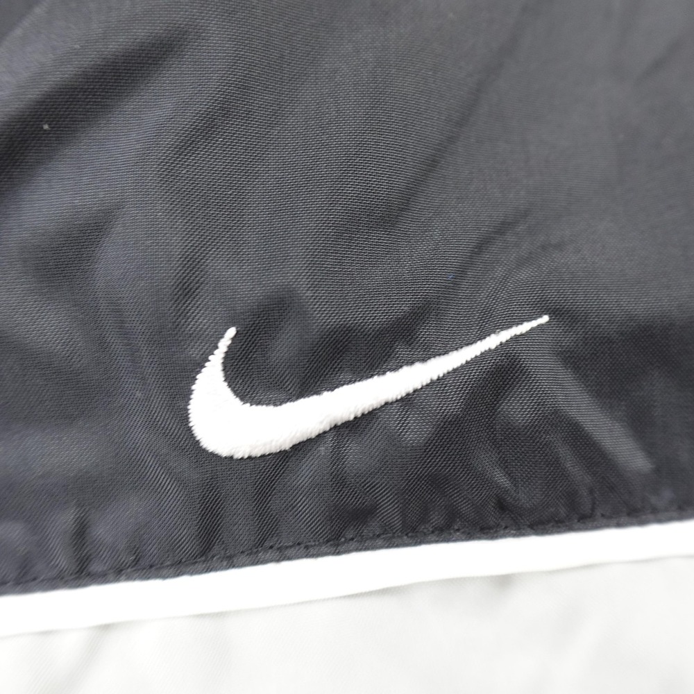 VTG Nike Jacket‎ Mens XL Black Full Zip Reflective Windbreaker Coat Run Gym Y2K - Picture 4 of 10